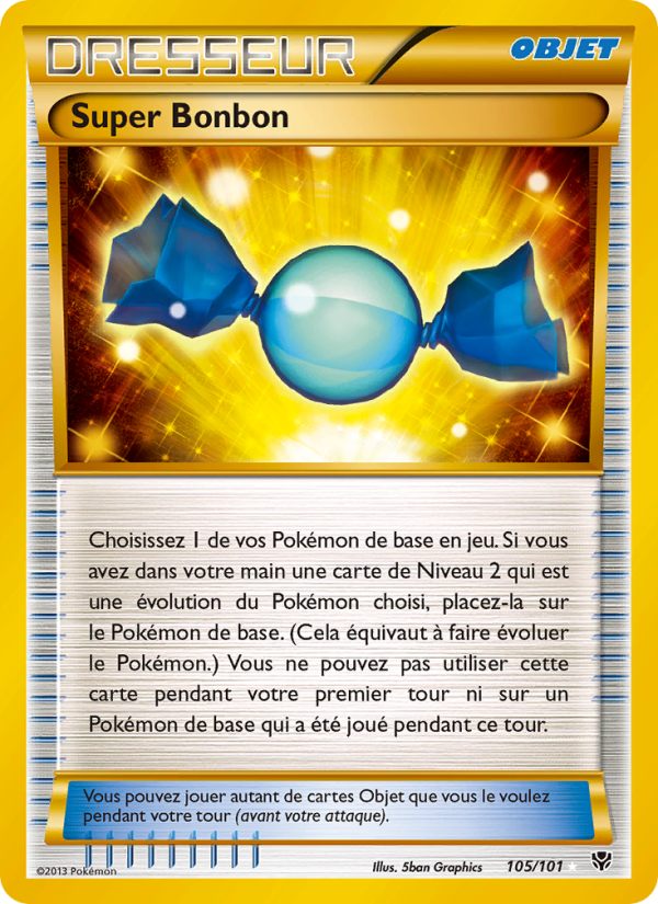 Super Bonbon 105 — Plasma Blast (French Pokémon TCG card)