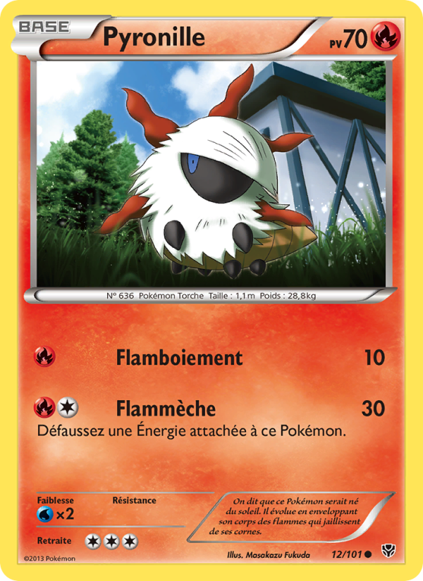 Pyronille 12 — Plasma Blast (French Pokémon TCG card)