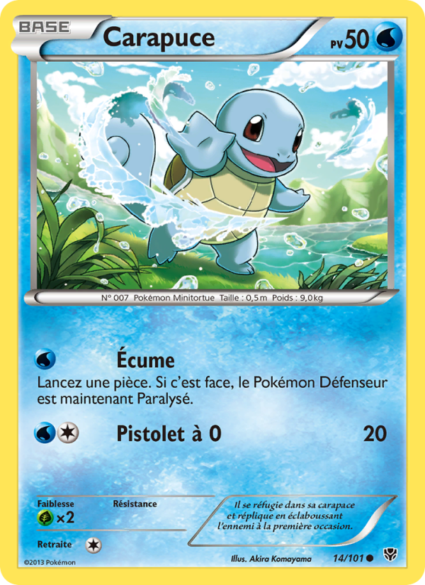 Carapuce 14 — Plasma Blast (French Pokémon TCG card)