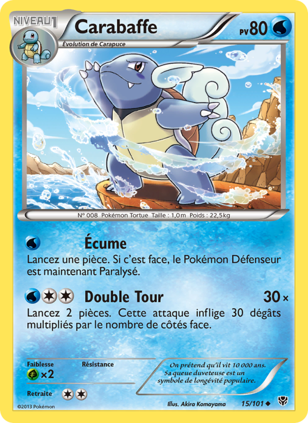 Carabaffe 15 — Plasma Blast (French Pokémon TCG card)