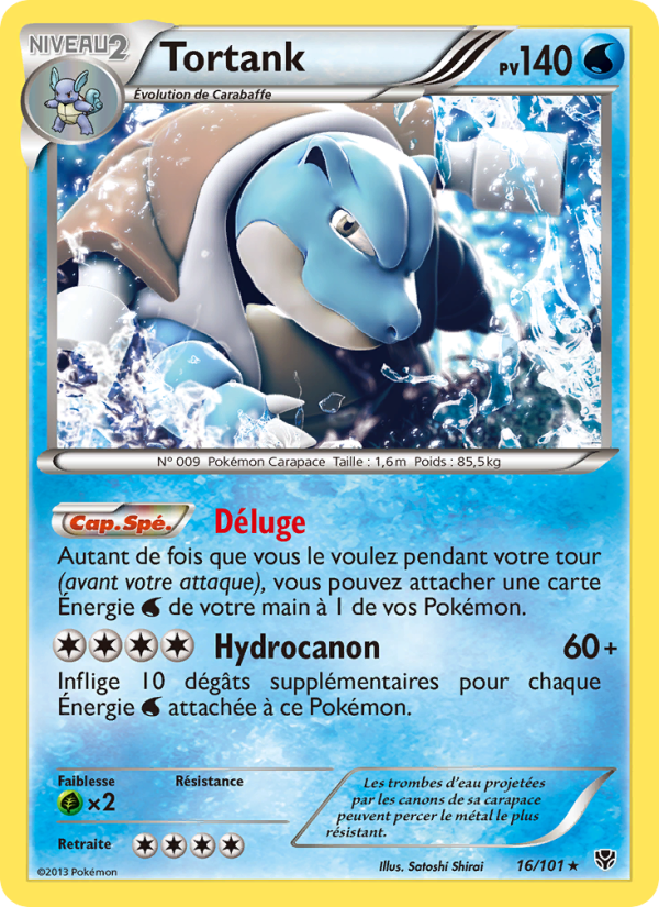 Tortank 16 — Plasma Blast (French Pokémon TCG card)