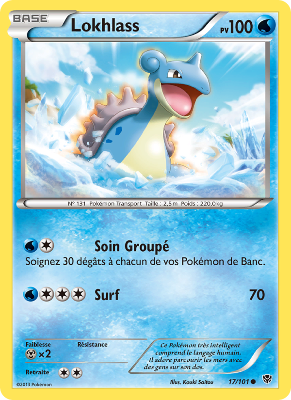 Lokhlass 17 — Plasma Blast (French Pokémon TCG card)
