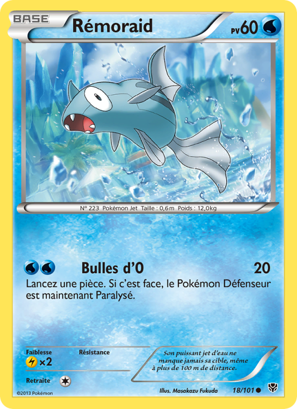 Rémoraid 18 — Plasma Blast (French Pokémon TCG card)