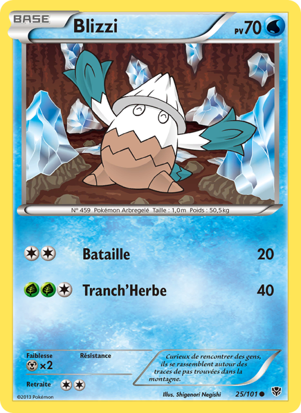 Blizzi 25 — Plasma Blast (French Pokémon TCG card)