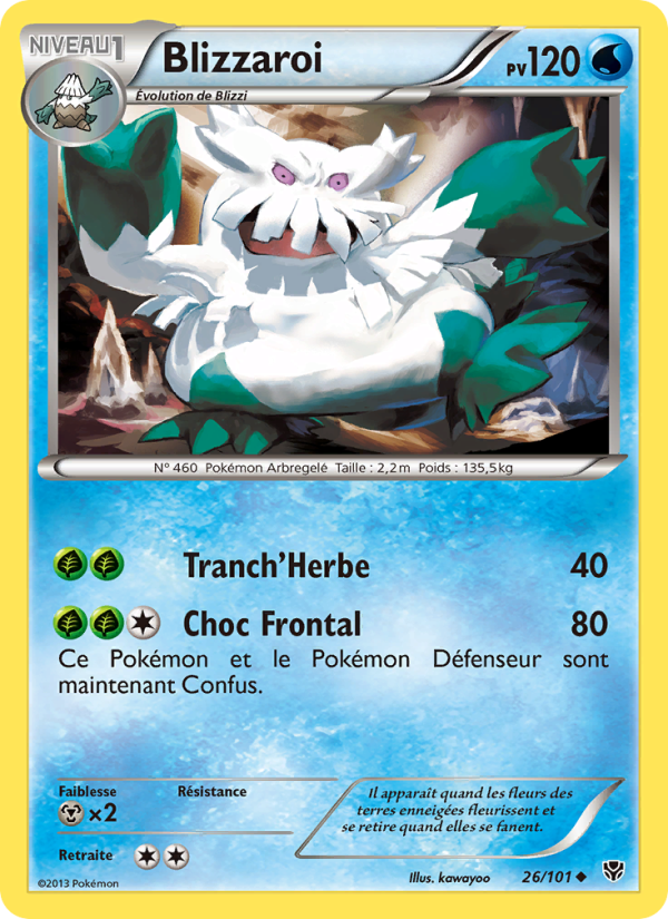 Blizzaroi 26 — Plasma Blast (French Pokémon TCG card)