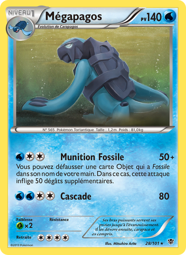 Mégapagos 28 — Plasma Blast (French Pokémon TCG card)