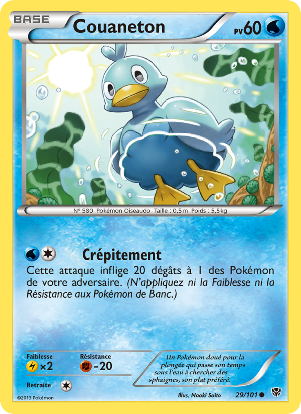 Couaneton 29 — Plasma Blast (French Pokémon TCG card)
