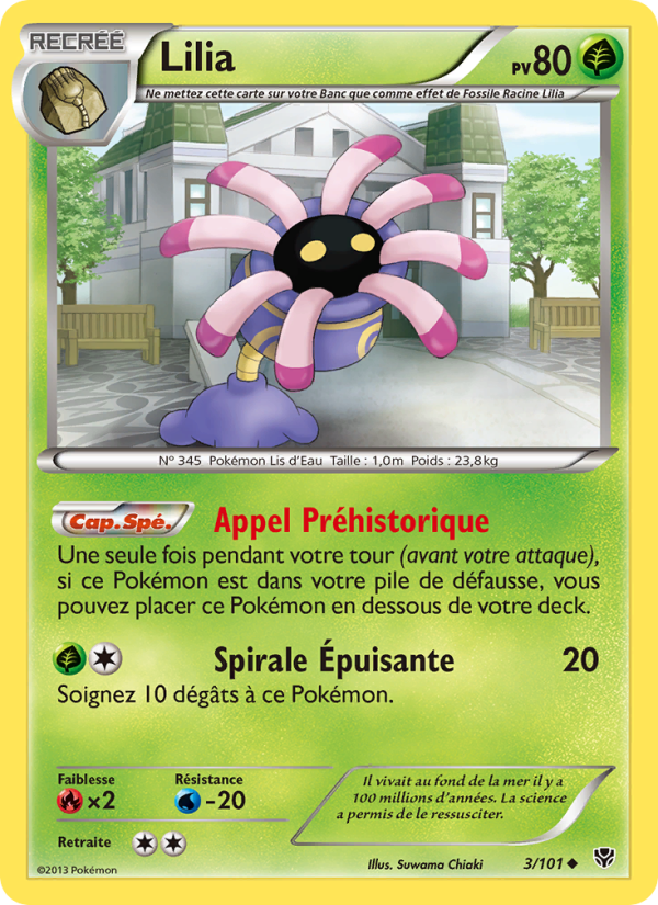 Lilia 3 — Plasma Blast (French Pokémon TCG card)