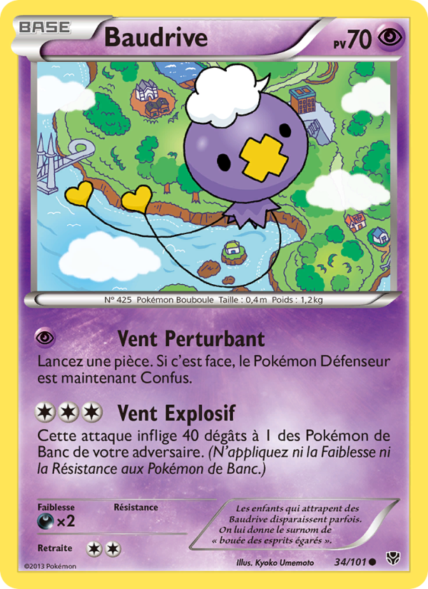 Baudrive 34 — Plasma Blast (French Pokémon TCG card)