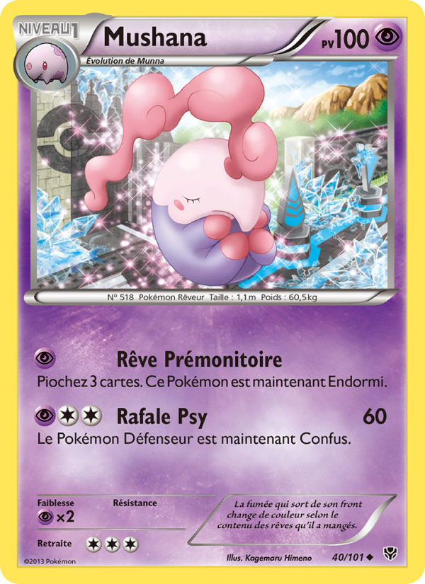 Mushana 40 — Plasma Blast (French Pokémon TCG card)