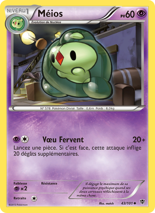 Méios 43 — Plasma Blast (French Pokémon TCG card)