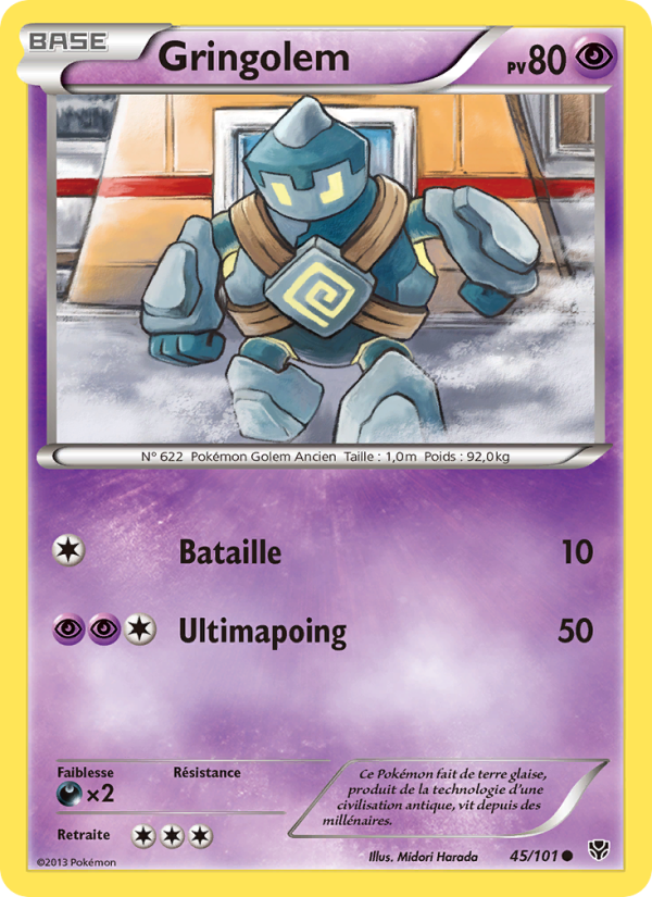 Gringolem 45 — Plasma Blast (French Pokémon TCG card)