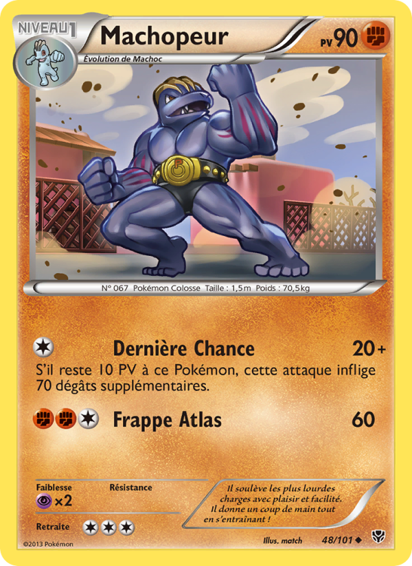 Machopeur 48 — Plasma Blast (French Pokémon TCG card)