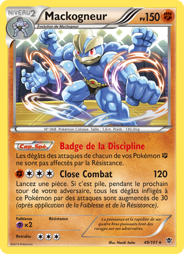 Mackogneur 49 — Plasma Blast (French Pokémon TCG card)