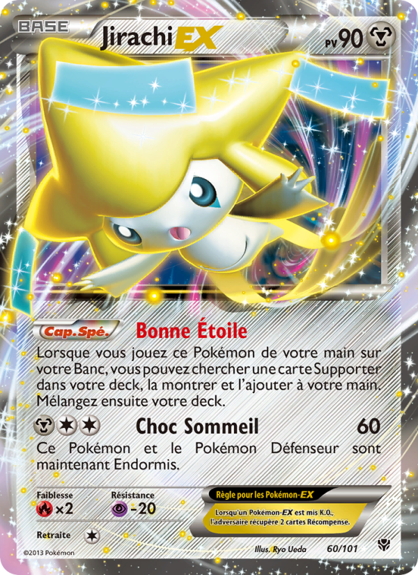 Jirachi EX 60 — Plasma Blast (French Pokémon TCG card)