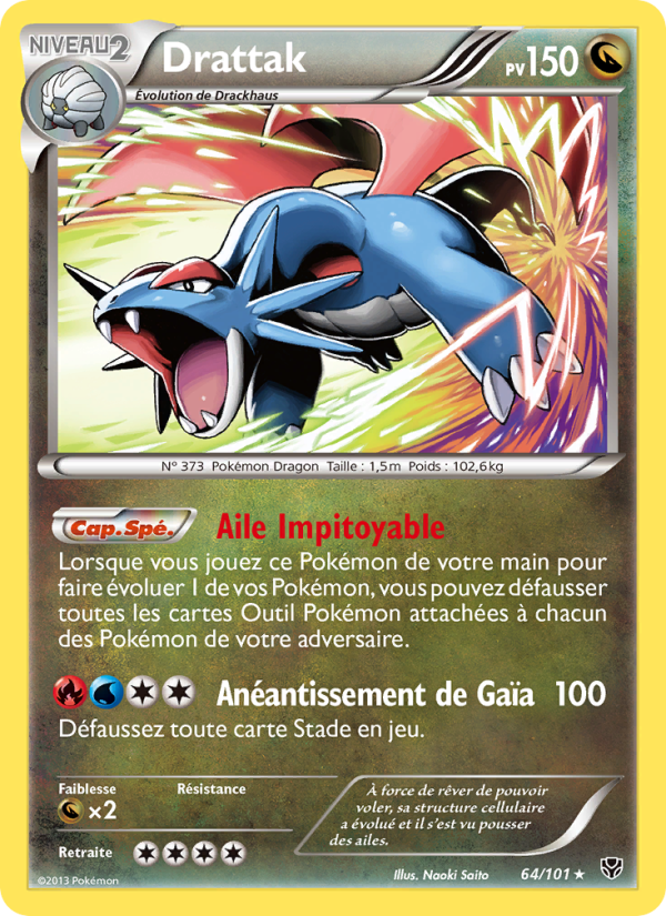 Drattak 64 — Plasma Blast (French Pokémon TCG card)