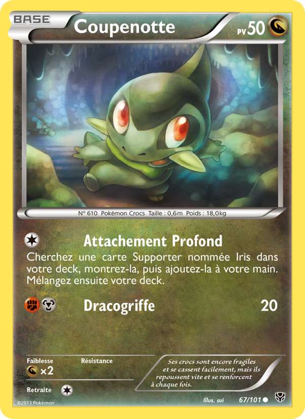 Coupenotte 67 — Plasma Blast (French Pokémon TCG card)