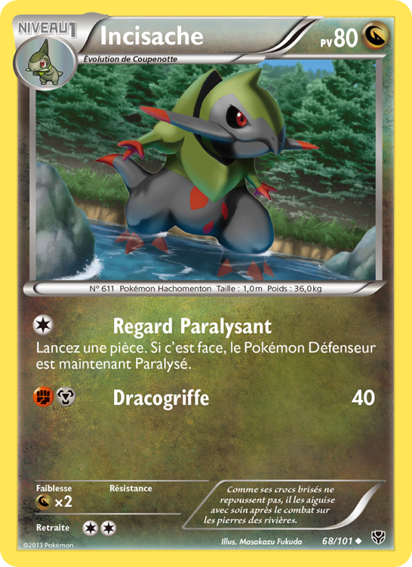 Incisache 68 — Plasma Blast (French Pokémon TCG card)