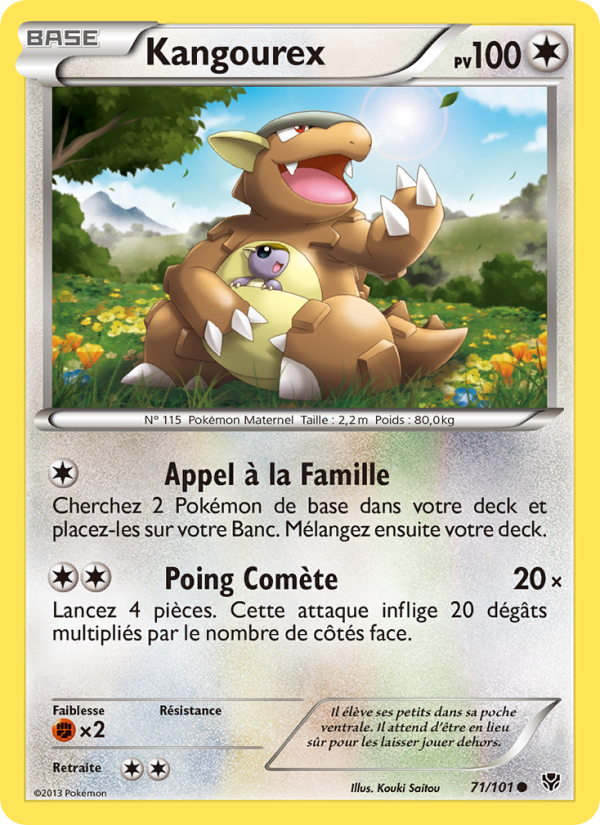 Kangourex 71 — Plasma Blast (French Pokémon TCG card)