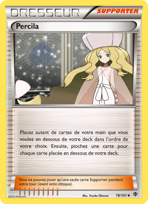 Percila 78 — Plasma Blast (French Pokémon TCG card)