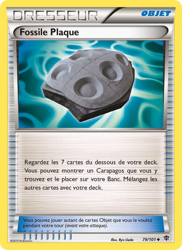 Fossile Plaque 79 — Plasma Blast (French Pokémon TCG card)