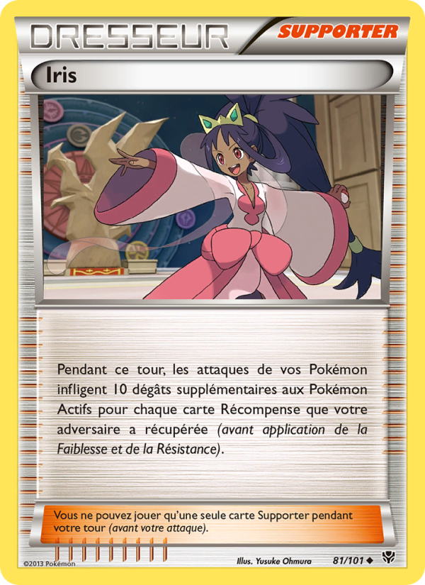 Iris 81 — Plasma Blast (French Pokémon TCG card)