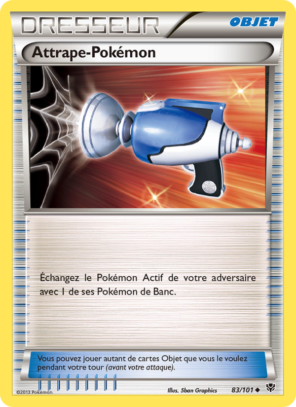 Attrape-Pokémon 83 — Plasma Blast (French Pokémon TCG card)