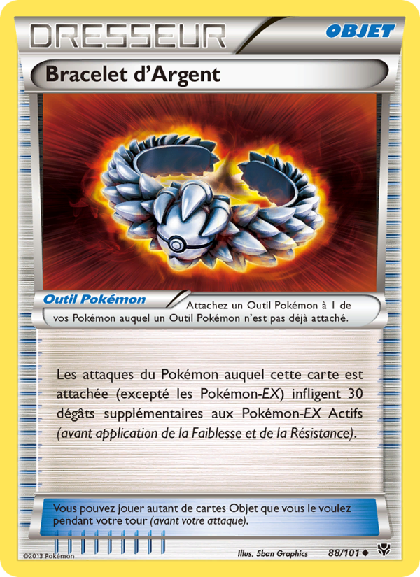 Bracelet d’Argent 88 — Plasma Blast (French Pokémon TCG card)