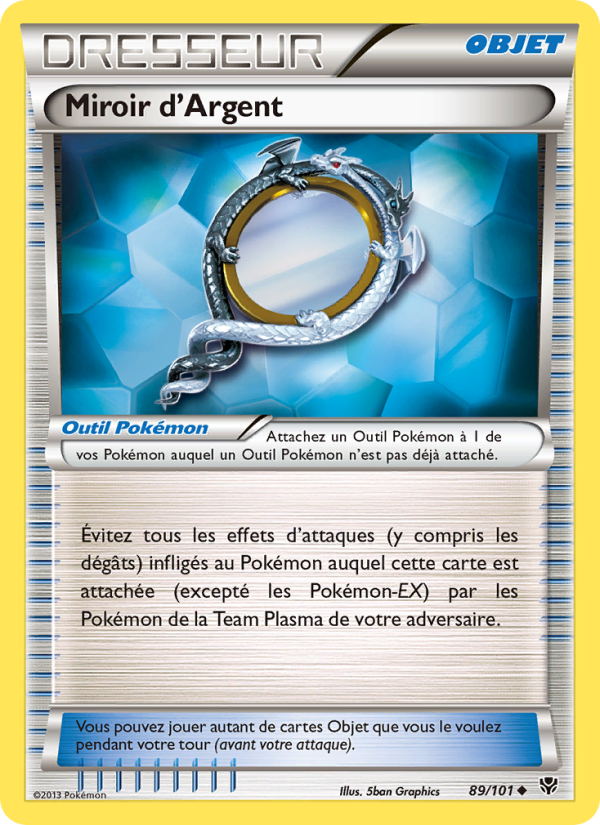 Miroir d’Argent 89 — Plasma Blast (French Pokémon TCG card)