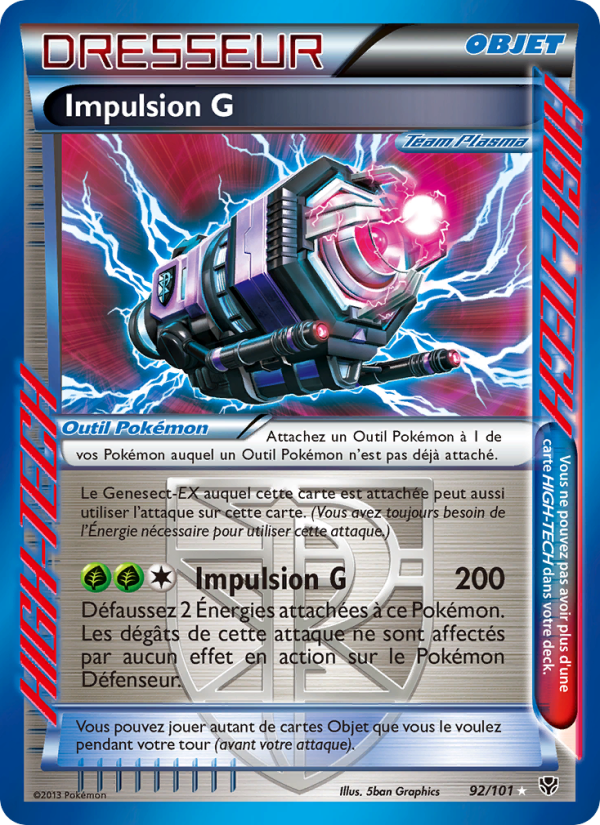 Impulsion G 92 — Plasma Blast (French Pokémon TCG card)