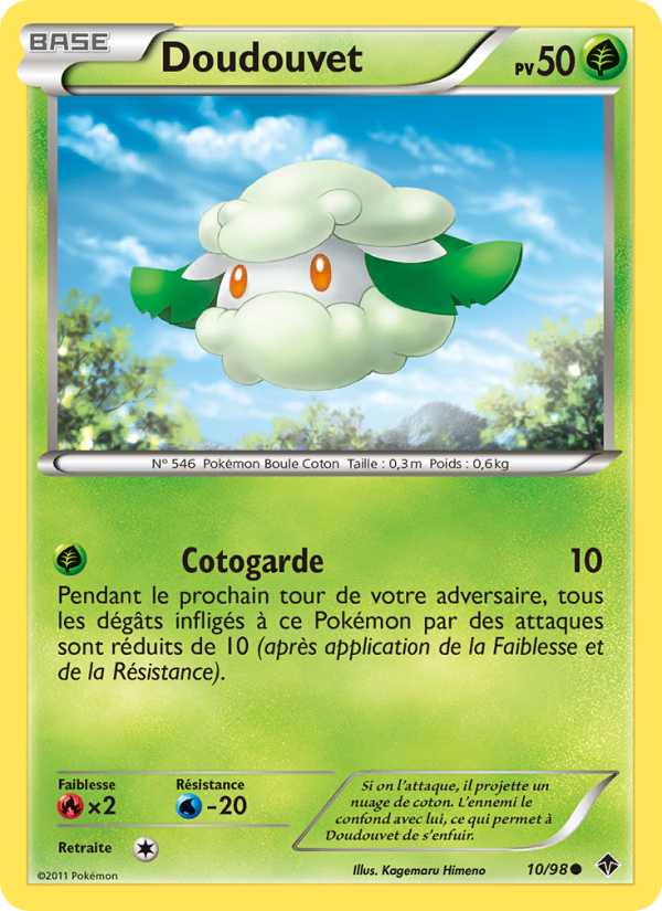 Doudouvet 10 — Emerging Powers (French Pokémon TCG card)