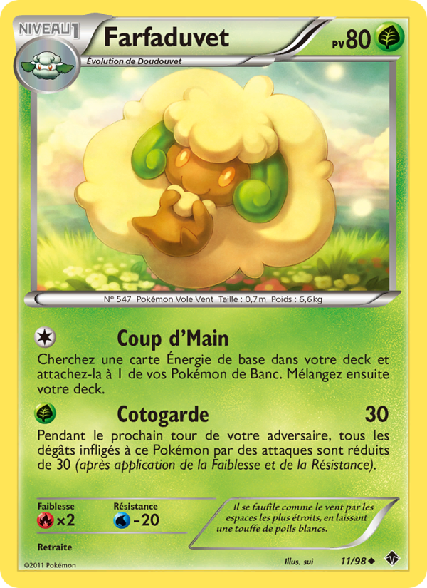 Farfaduvet 11 — Emerging Powers (French Pokémon TCG card)