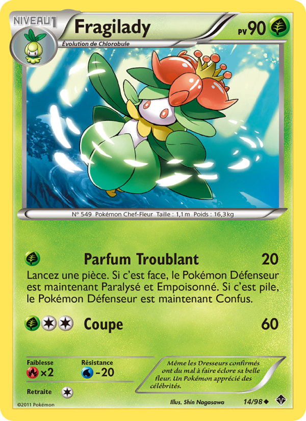 Fragilady 14 — Emerging Powers (French Pokémon TCG card)