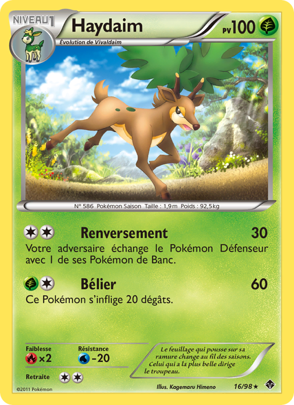 Haydaim 16 — Emerging Powers (French Pokémon TCG card)