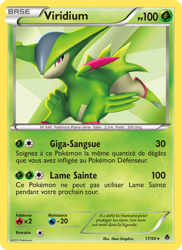 Viridium 17 — Emerging Powers (French Pokémon TCG card)
