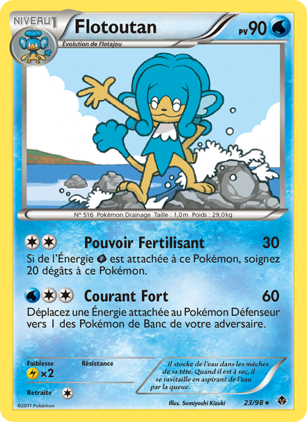 Flotoutan 23 — Emerging Powers (French Pokémon TCG card)
