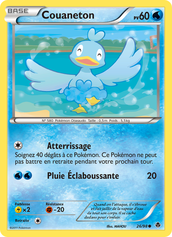 Couaneton 26 — Emerging Powers (French Pokémon TCG card)