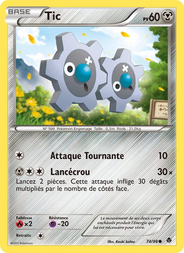 Tic 74 — Emerging Powers (French Pokémon TCG card)
