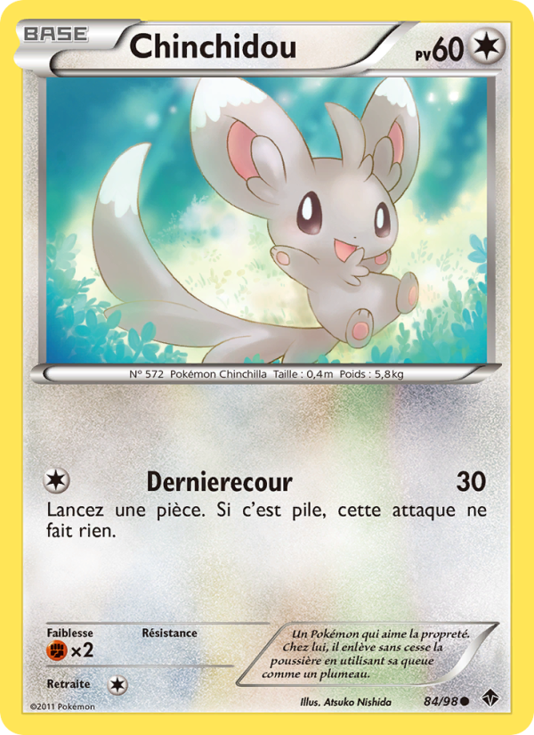 Chinchidou 84 — Emerging Powers (French Pokémon TCG card)