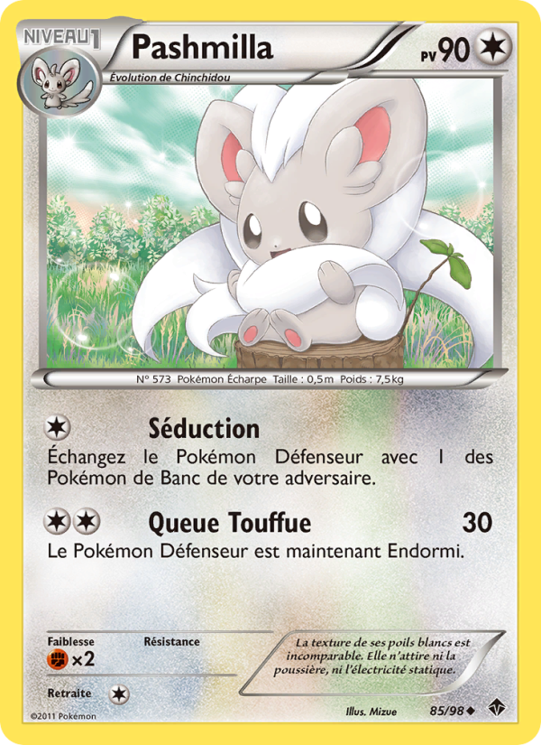 Pashmilla 85 — Emerging Powers (French Pokémon TCG card)