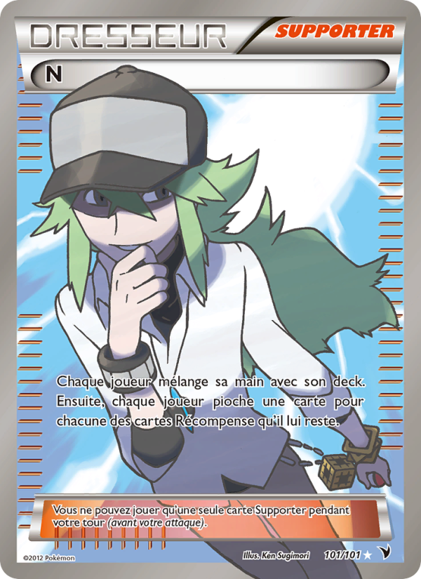 N 101 — Noble Victories (French Pokémon TCG card)