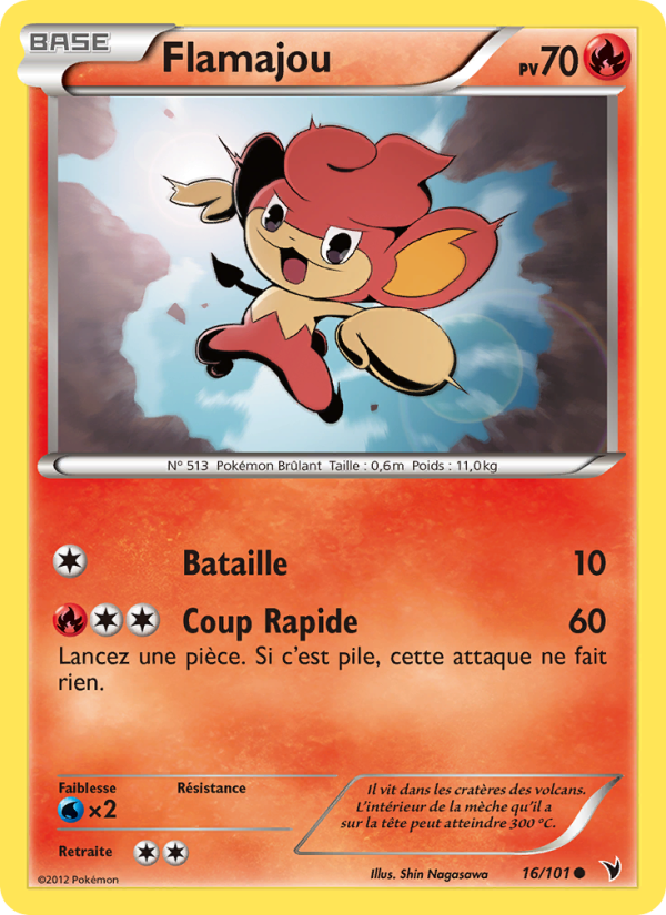 Flamajou 16 — Noble Victories (French Pokémon TCG card)