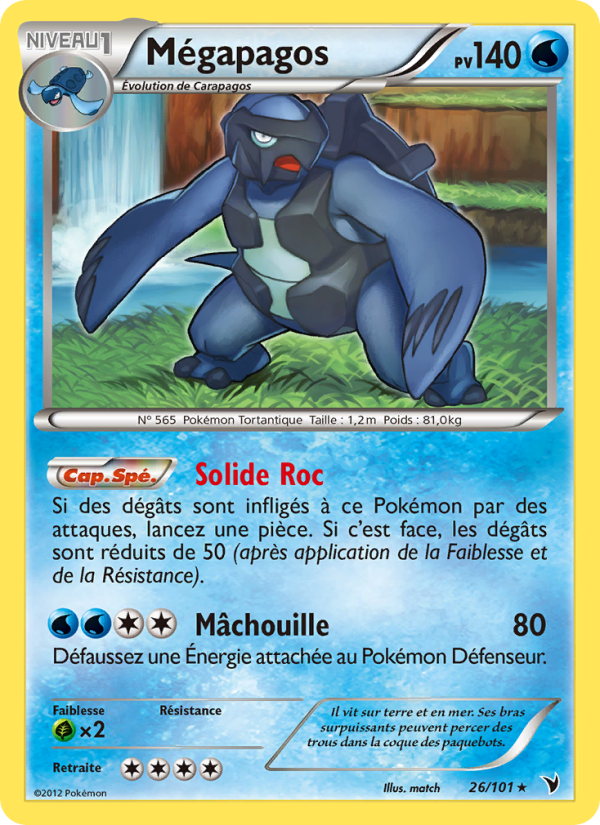 Mégapagos 26 — Noble Victories (French Pokémon TCG card)