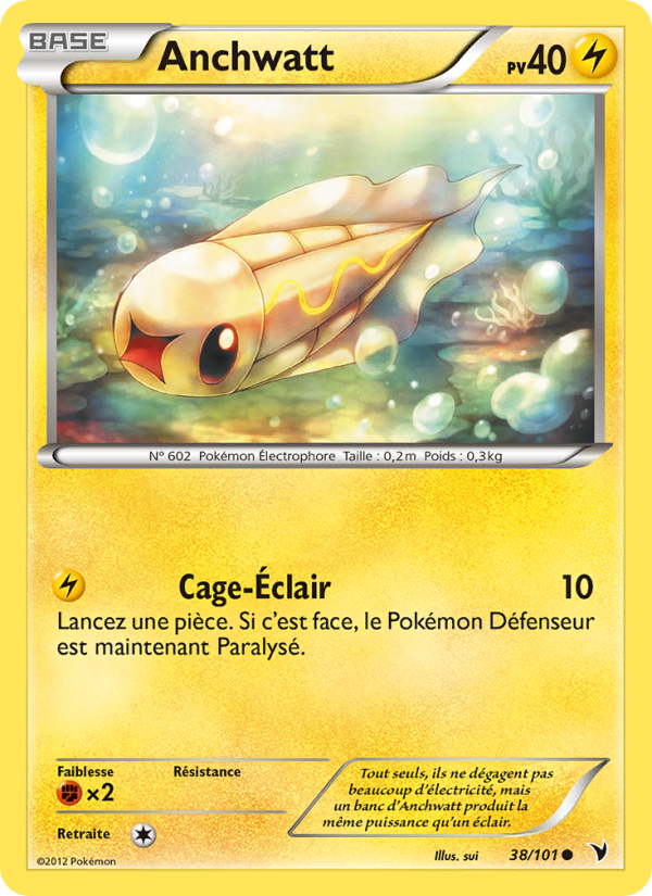 Anchwatt 38 — Noble Victories (French Pokémon TCG card)