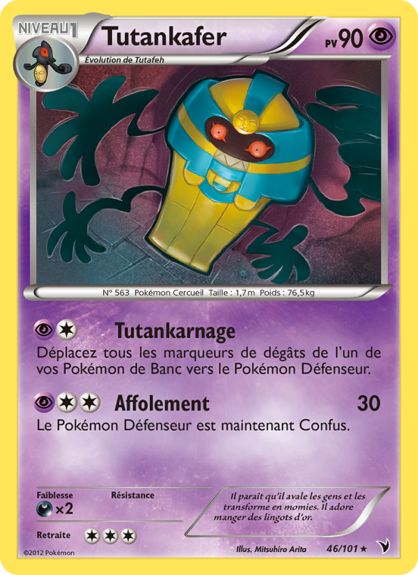 Tutankafer 46 — Noble Victories (French Pokémon TCG card)