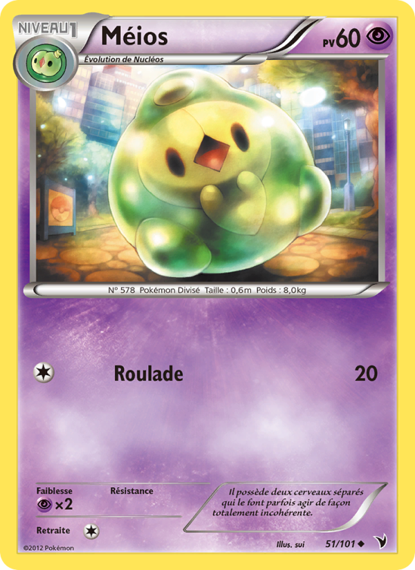 Méios 51 — Noble Victories (French Pokémon TCG card)
