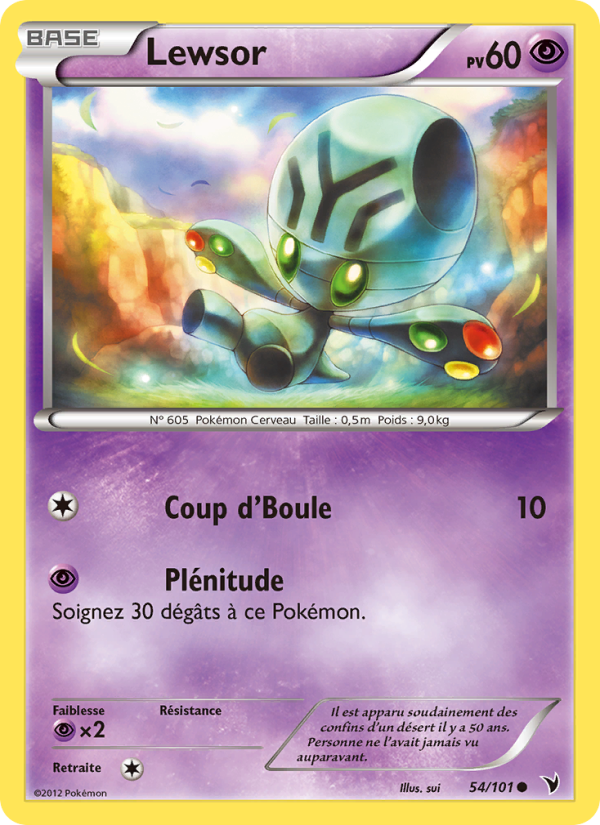 Lewsor 54 — Noble Victories (French Pokémon TCG card)