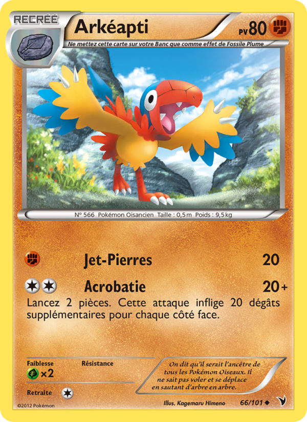 Arkéapti 66 — Noble Victories (French Pokémon TCG card)