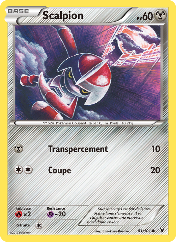 Scalpion 81 — Noble Victories (French Pokémon TCG card)