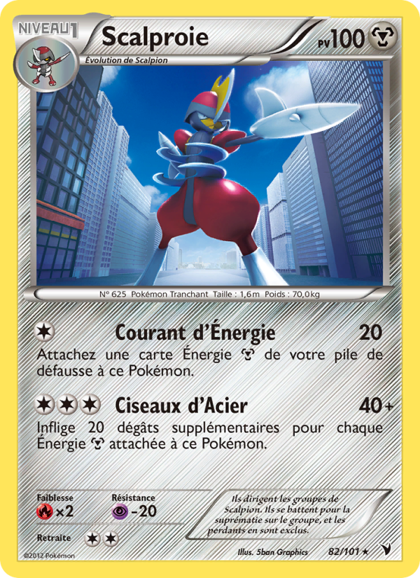 Scalproie 82 — Noble Victories (French Pokémon TCG card)